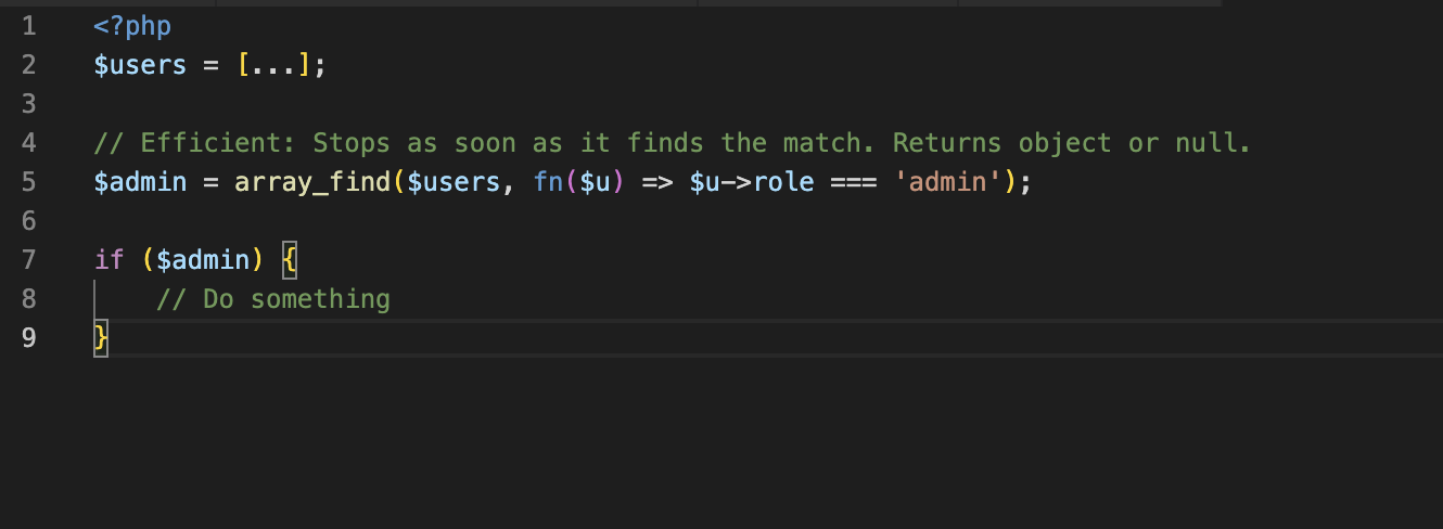 Stop Using array_filter to Find One Item